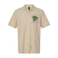 Bass Fishing FatherS Day Awesome Like My Daughter Softstyle Adult Sport Polo