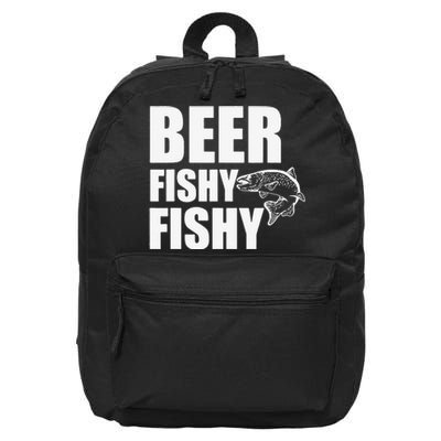 Beer Fishy Fishy 16 in Basic Backpack