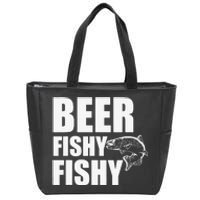 Beer Fishy Fishy Zip Tote Bag