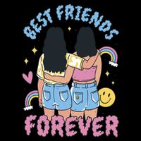 Best Friends Forever Retro Cute Gift City Backpack