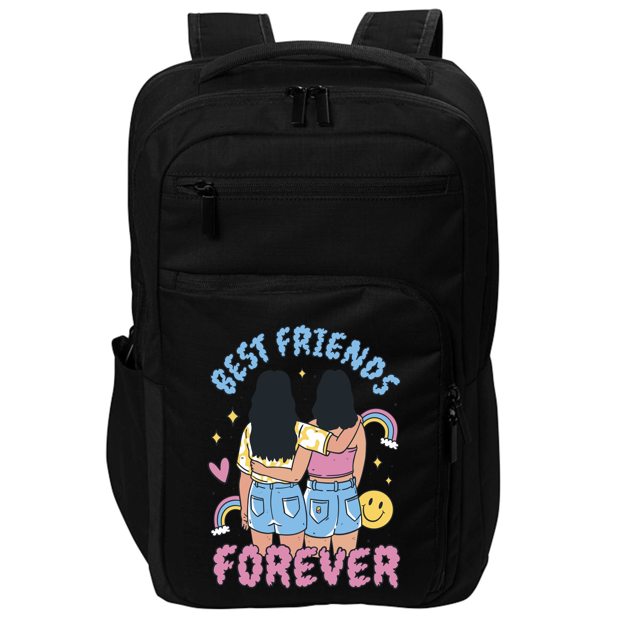 Best Friends Forever Retro Cute Gift Impact Tech Backpack