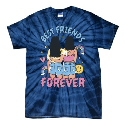 Best Friends Forever Retro Cute Gift Tie-Dye T-Shirt