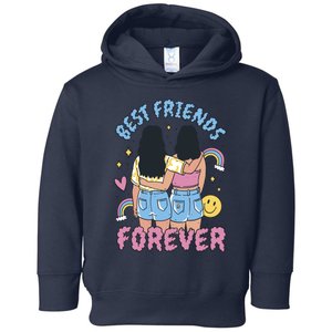 Best Friends Forever Retro Cute Gift Toddler Hoodie