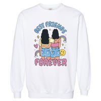 Best Friends Forever Retro Cute Gift Garment-Dyed Sweatshirt