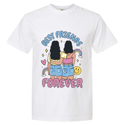 Best Friends Forever Retro Cute Gift Garment-Dyed Heavyweight T-Shirt