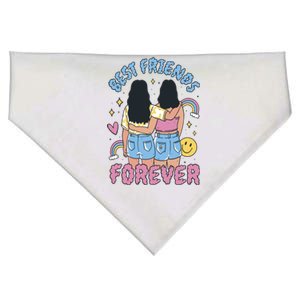 Best Friends Forever Retro Cute Gift USA-Made Doggie Bandana