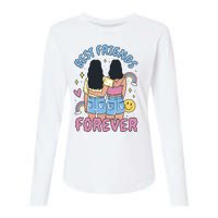 Best Friends Forever Retro Cute Gift Womens Cotton Relaxed Long Sleeve T-Shirt