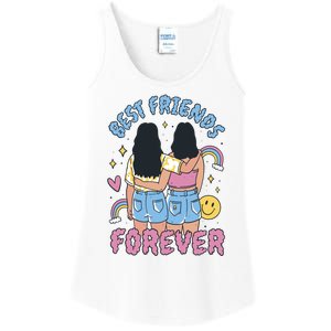 Best Friends Forever Retro Cute Gift Ladies Essential Tank