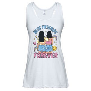 Best Friends Forever Retro Cute Gift Ladies Essential Flowy Tank