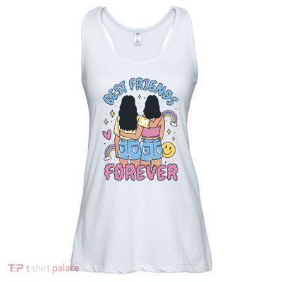 Best Friends Forever Retro Cute Gift Ladies Essential Flowy Tank