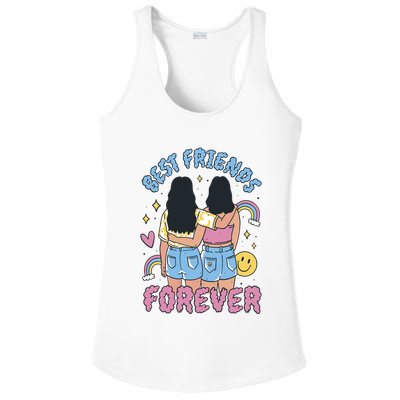 Best Friends Forever Retro Cute Gift Ladies PosiCharge Competitor Racerback Tank