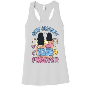 Best Friends Forever Retro Cute Gift Women's Racerback Tank