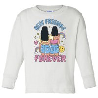 Best Friends Forever Retro Cute Gift Toddler Long Sleeve Shirt