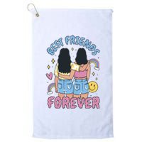 Best Friends Forever Retro Cute Gift Platinum Collection Golf Towel