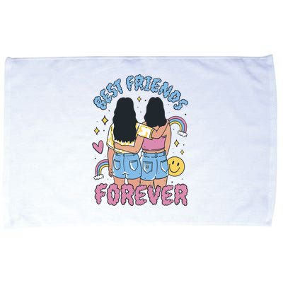 Best Friends Forever Retro Cute Gift Microfiber Hand Towel