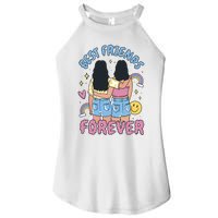 Best Friends Forever Retro Cute Gift Women's Perfect Tri Rocker Tank