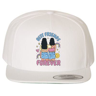 Best Friends Forever Retro Cute Gift Wool Snapback Cap