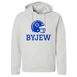 Byjew Funny Fan Merch Performance Fleece Hoodie