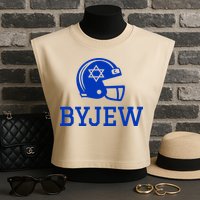 Byjew Funny Fan Merch Garment-Dyed Women's Muscle Tee