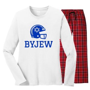 Byjew Funny Fan Merch Women's Long Sleeve Flannel Pajama Set 