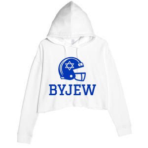 Byjew Funny Fan Merch Crop Fleece Hoodie