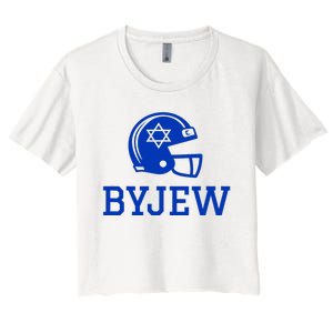 Byjew Funny Fan Merch Women's Crop Top Tee