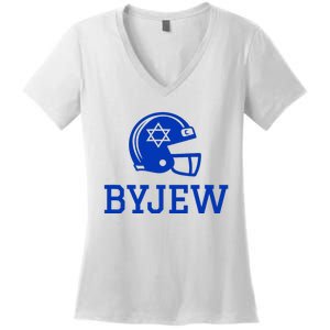 Byjew Funny Fan Merch Women's V-Neck T-Shirt