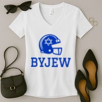 Byjew Funny Fan Merch Women's V-Neck T-Shirt