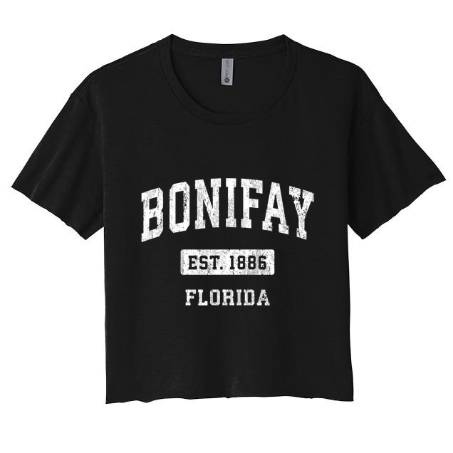 Bonifay Florida Fl Vintage Sports Established Crop Top