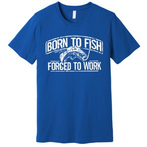 Bass Funny Fishing Fisher Funny Gift Premium T-Shirt