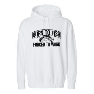 Bass Funny Fishing Fisher Funny Gift Garment-Dyed Fleece Hoodie