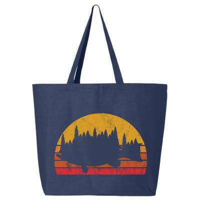 Bass Fishing Forest Sunset 25L Jumbo Tote