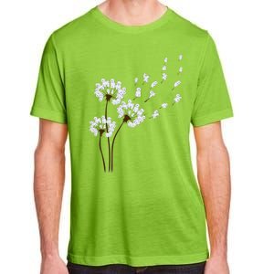 Bichon Frise Flower Fly Dandelion Funny Dog Lovers Women Adult ChromaSoft Performance T-Shirt