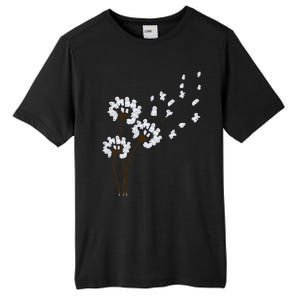 Bichon Frise Flower Fly Dandelion Funny Dog Lovers Women Tall Fusion ChromaSoft Performance T-Shirt