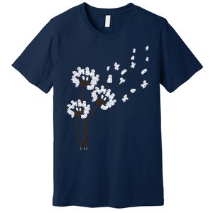 Bichon Frise Flower Fly Dandelion Funny Dog Lovers Women Premium T-Shirt