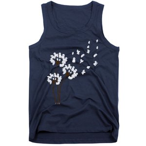 Bichon Frise Flower Fly Dandelion Funny Dog Lovers Women Tank Top