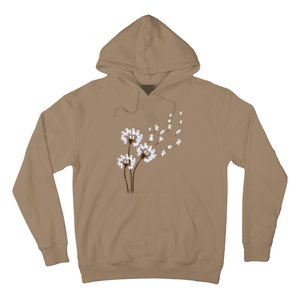 Bichon Frise Flower Fly Dandelion Funny Dog Lovers Women Hoodie