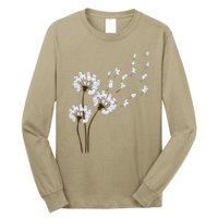 Bichon Frise Flower Fly Dandelion Funny Dog Lovers Women Long Sleeve Shirt