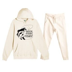 Beer Fishy Fishy Premium Hooded Sweatsuit Set