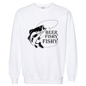 Beer Fishy Fishy Garment-Dyed Sweatshirt