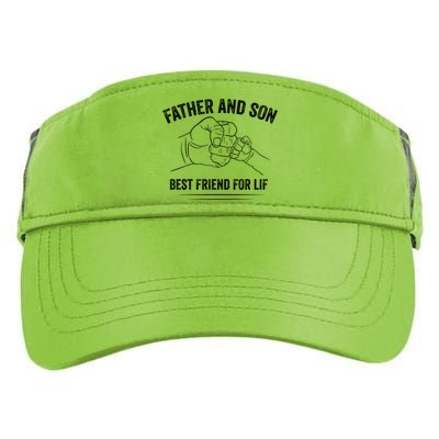 Best Friends For Life Father Son Fist Bump FatherS Day Dad Gift Adult Drive Performance Visor