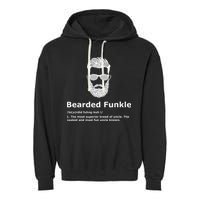 Bearded Funkle Funny Uncle Definition Garment-Dyed Fleece Hoodie