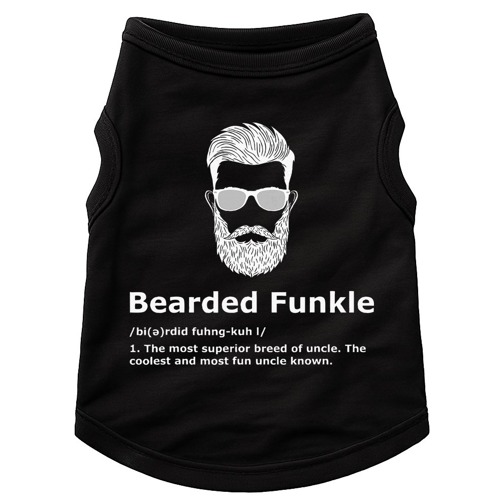 Bearded Funkle Funny Uncle Definition Doggie Tank