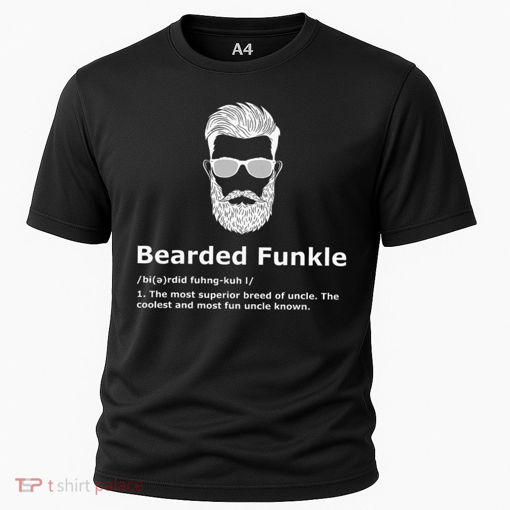 Bearded Funkle Funny Uncle Definition Performance Shirt
