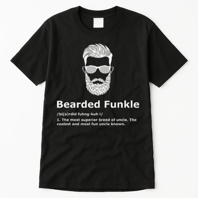 Bearded Funkle Funny Uncle Definition Tall T-Shirt