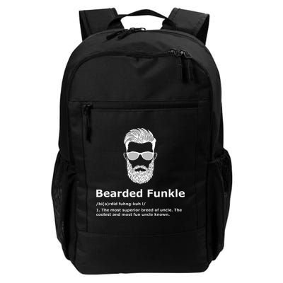 Bearded Funkle Funny Uncle Definition Backpack