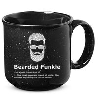 Bearded Funkle Funny Uncle Definition 15oz Campfire Ceramic Mug