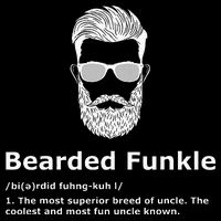 Bearded Funkle Funny Uncle Definition 16 in Basic Backpack