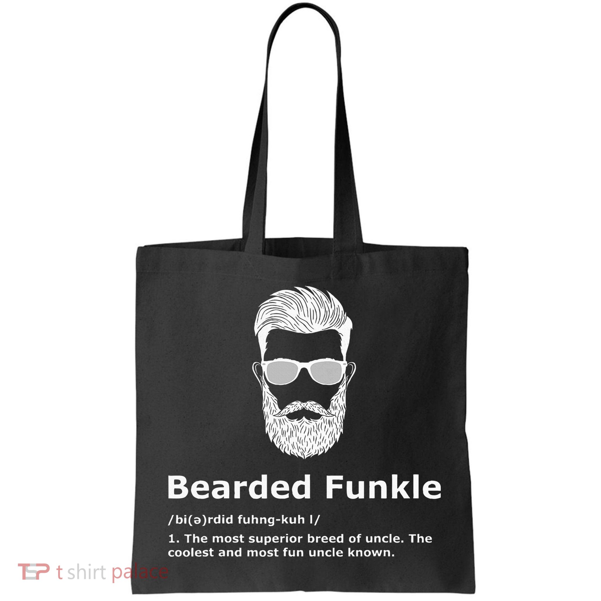 Bearded Funkle Funny Uncle Definition Bag