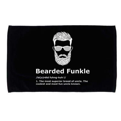 Bearded Funkle Funny Uncle Definition Microfiber Hand Towel